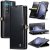 CaseMe Samsung Galaxy Z Fold 5 Luxury Wallet Magnetic Case Black