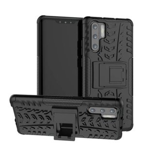 Huawei P30 Pro Hybrid Rugged PC + TPU Kickstand Case Black