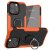 iPhone 13 Pro Hybrid Rugged Ring Kickstand Case Orange