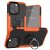 iPhone 13 Pro Hybrid Rugged Ring Kickstand Case Orange