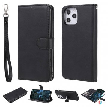 iPhone 12 Pro Max Wallet Magnetic Detachable 2 in 1 Case Black