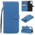 Samsung Galaxy S20 Plus Wallet Kickstand Magnetic PU Leather Case Sky Blue