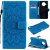 Xiaomi Mi 10T Lite Embossed Sunflower Wallet Magnetic Stand Case Blue