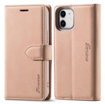Forwenw iPhone 12 Mini Wallet Magnetic Kickstand Case Rose Gold