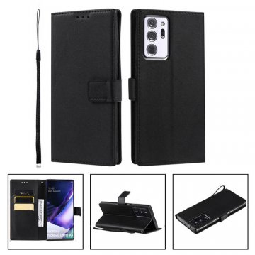 Samsung Galaxy Note 20 Ultra Wallet Kickstand Magnetic Case Black
