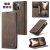 CaseMe iPhone 14 Wallet Kickstand Magnetic Case Coffee