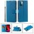 iPhone 13 Mini Wallet Kickstand Magnetic Case Sky Blue