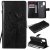 OnePlus Nord N10 5G Embossed Tree Cat Butterfly Wallet Stand Case Black