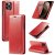 CaseMe iPhone 11 Pro Wallet Magnetic Flip Stand Case Red