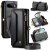 CaseMe Google Pixel 11 Pro XL RFID Wallet Case with Crossbody Strap, Zipper Pocket & Wireless Charging Black