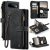CaseMe Google Pixel 11 Pro XL Wallet Case with Zipper Pocket & Wireless Charging Black