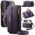 CaseMe Samsung Galaxy S26 Ultra Crossbody Wallet Case with RFID Blocking & Wireless Charging Purple