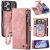 CaseMe iPhone 17 Pro Max 2-in-1 Magnetic Wallet Case with MagSafe & RFID Blocking Pink