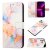 Marble Pattern iPhone 13 Pro Wallet Case Marble White