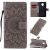 Xiaomi Redmi Note 9 Pro/Note 9S Embossed Sunflower Wallet Stand Case Gray