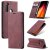 CaseMe Xiaomi Redmi Note 8 Wallet Kickstand Magnetic Flip Case Red