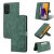 AZNS Samsung Galaxy A72 5G Wallet Kickstand Magnetic Case Green