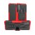 Moto G50 Anti-Slip Dual Layer Hybrid Kickstand Case Red