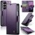 CaseMe Samsung Galaxy Z Fold7 Wallet RFID Blocking Magnetic Buckle Case Purple