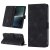 Skin-friendly Sony Xperia 1 V Wallet Stand Case with Wrist Strap Black