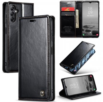 CaseMe Samsung Galaxy A14 5G Wallet Magnetic Case Black