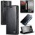 CaseMe Samsung Galaxy A14 5G Wallet Magnetic Case Black