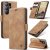 CaseMe Samsung Galaxy S26 Ultra Wallet Magnetic Suede Leather Case Brown