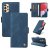 YIKATU Samsung Galaxy A23 4G Skin-touch Wallet Kickstand Case Blue