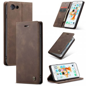 CaseMe iPhone 6 Plus/6s Plus Wallet Kickstand Flip Case Coffee