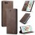 CaseMe iPhone 6 Plus/6s Plus Wallet Kickstand Flip Case Coffee