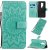 OnePlus 8 Pro Embossed Sunflower Wallet Stand Case Green