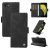 YIKATU iPhone 7/8/SE 2020/SE 2022 Skin-touch Wallet Kickstand Case Black