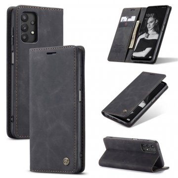 CaseMe Samsung Galaxy A32 5G Wallet Kickstand Magnetic Case Black