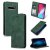Samsung Galaxy S10 5G Magnetic Flip Wallet Stand Case Green