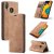 CaseMe Samsung Galaxy A40 Wallet Stand Magnetic Flip Case Brown