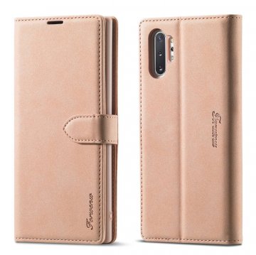 Forwenw Samsung Galaxy Note 10 Wallet Magnetic Kickstand Case Rose Gold