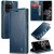 CaseMe Samsung Galaxy S20 Ultra Wallet Kickstand Magnetic Case Blue