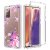 Samsung Galaxy Note 20 Clear Bumper TPU Rose Flowers Case