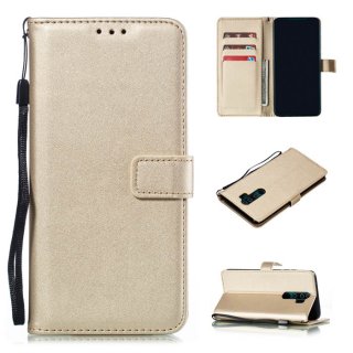 Xiaomi Redmi Note 8 Pro Wallet Kickstand Magnetic Case Gold