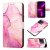 Marble Pattern OnePlus 10 Pro Wallet Stand Case Purple Gold