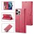 LC.IMEEKE iPhone 14 Pro Max Wallet Magnetic Stand Case Rose