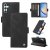 YIKATU Samsung Galaxy A34 5G Skin-touch Wallet Kickstand Case Black