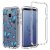 Samsung Galaxy S9 Clear Bumper TPU Blue Butterfly Case