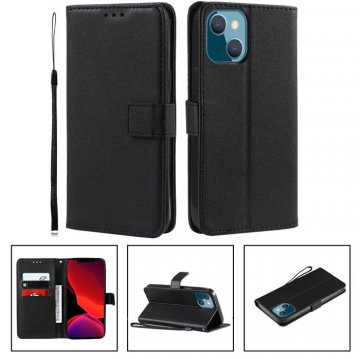 iPhone 13 Mini Wallet Kickstand Magnetic Case Black
