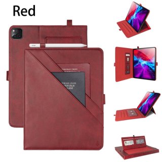 iPad Pro 11 inch 2020 Tablet Wallet Leather Stand Case Cover Red
