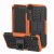 Hybrid Rugged iPhone XR Kickstand Shockproof Case Orange