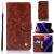 iPhone 11 Premium Vintage Wallet Kickstand Case Coffee