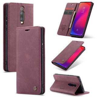 CaseMe Xiaomi Redmi K20 Wallet Kickstand Flip Case Red