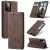 CaseMe Samsung Galaxy A72 Wallet Kickstand Magnetic Case Coffee