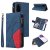 Samsung Galaxy S20 Plus Zipper Wallet Magnetic Stand Case Blue